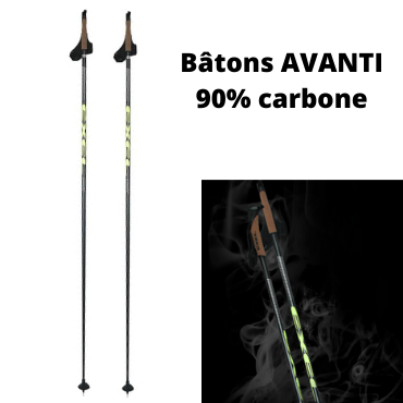 Bâtons de ski de fond Avanti par Exel