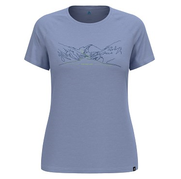 T-shirt à inscription Run Bike Hike Ascent Performance Wool 130