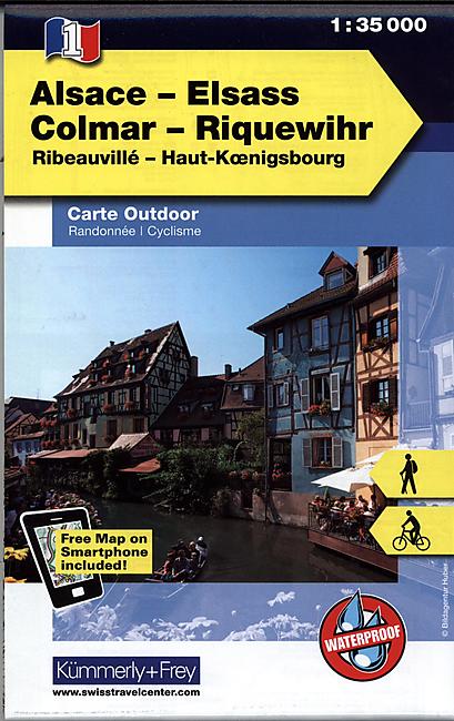 1 ELSASS ALSACE COLMAR ECHELLE 1 35 000