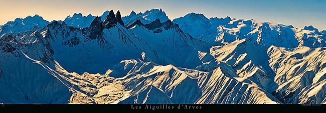 POSTER AIGUILLES ARVES N89