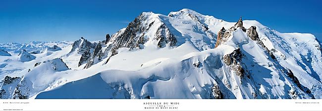 POSTER AIGUILLE DU MIDI MARIO COLONEL