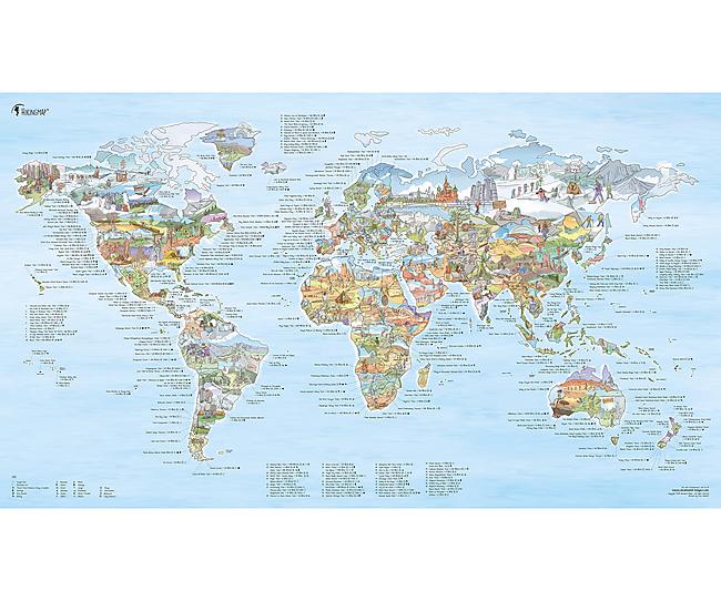POSTER HIKING MAP