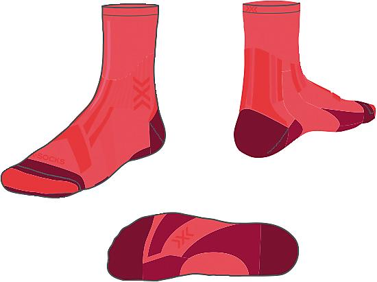 CHAUSSETTES DE TRAIL RUNNING TRAIL RUN PERFORM CRE