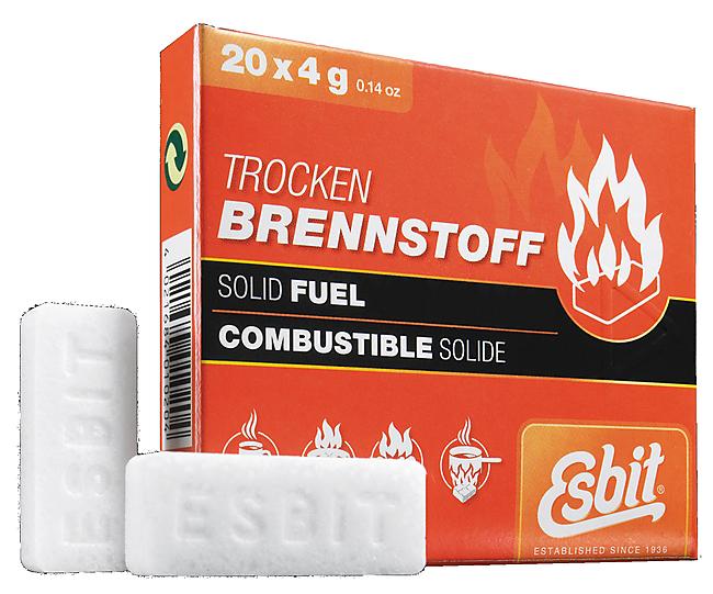 COMBUSTIBLE SOLIDE FUEL 20 X 4 G