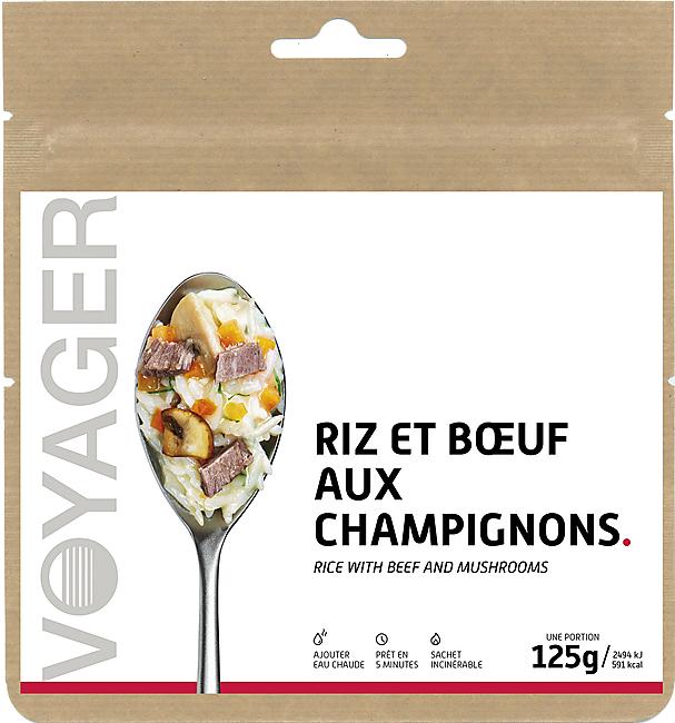 BOEUF AUX CHAMPIGNONS ET SON RIZ