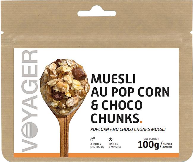 MUESLI AUX POP CORN ET CHOCO CHUNKS