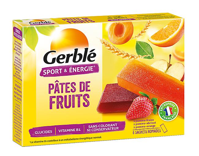 BARRES PATES DE FRUITS GERBLE X6