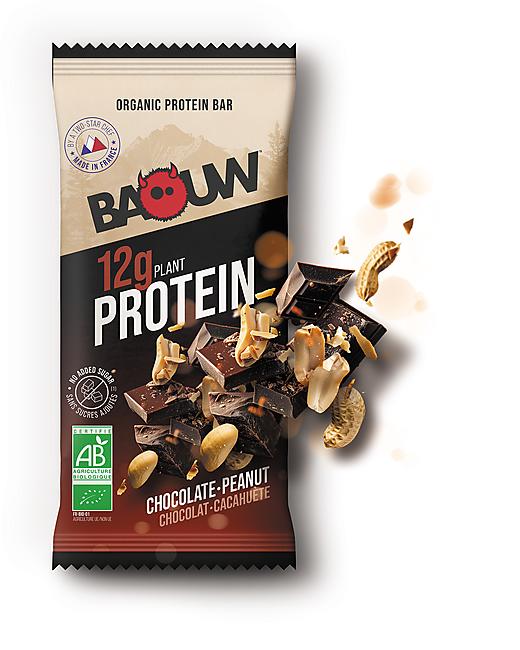 BARRE PROTEINEE BIO CHOCOLAT / CACAHUETE 50 G