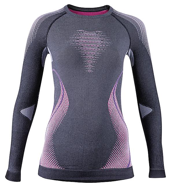 UYN LADY EVOLUTYON UW SHIRT LG SL-MELANGE