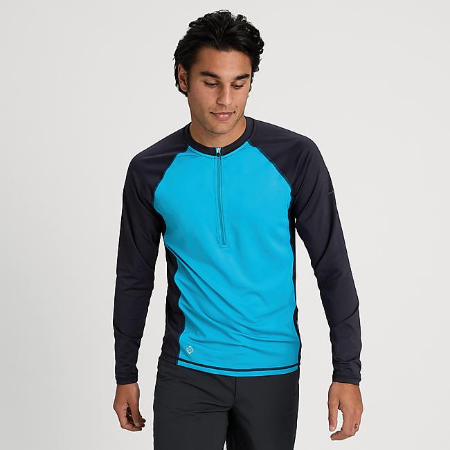 T-SHIRT ML 1/2 ZIP WTR-SEEKER MN