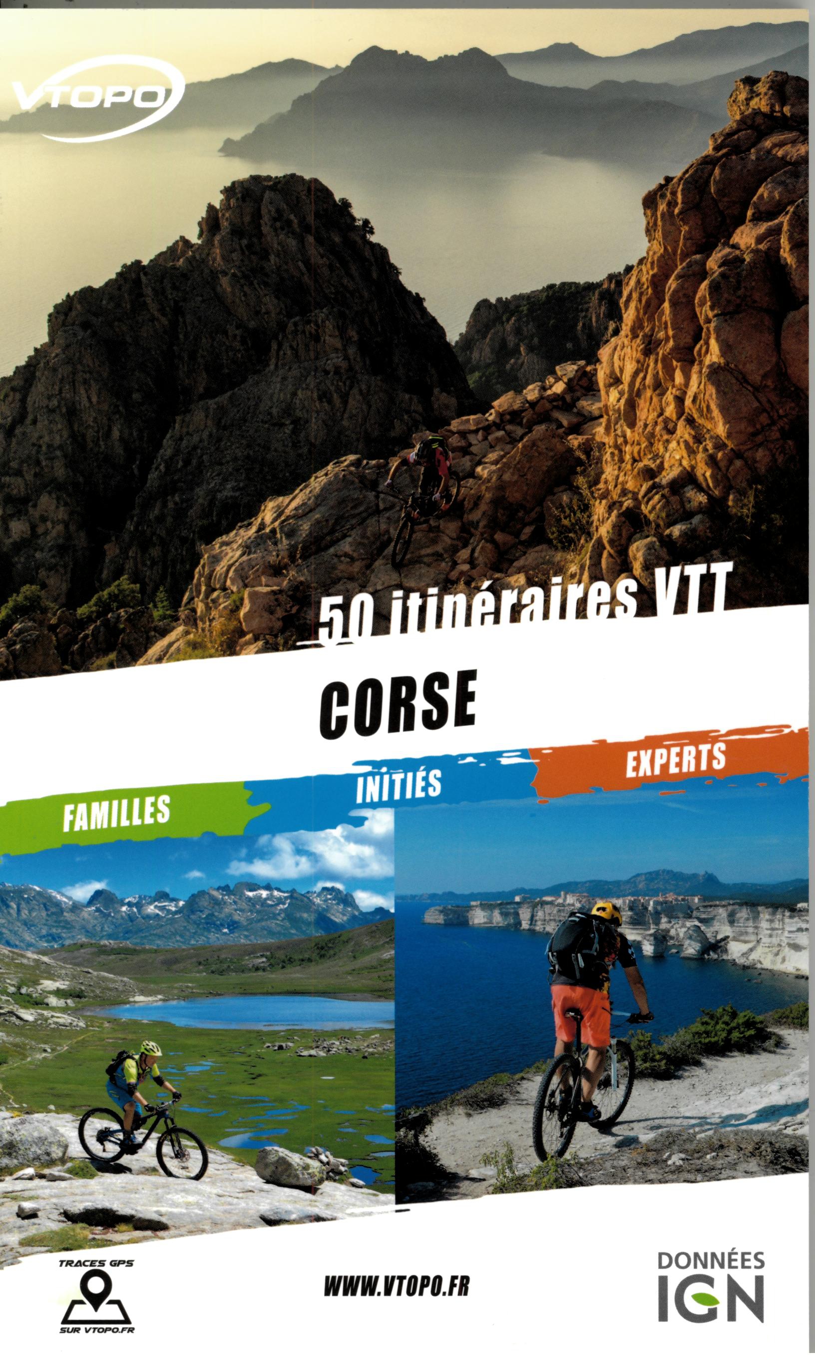 VTOPO CORSE 50 ITINERAIRES VTT