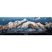 POSTER MONT BLANC VERSANT NORD MARIO COLONEL