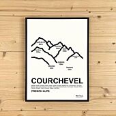 COURCHEVEL 30 X 40 CM