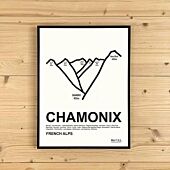 CHAMONIX 30 X 40 CM