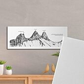 LES AIGUILLES D ARVES TOILE TENDUE