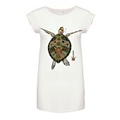 T-SHIRT ORIGINE LONG LA TORTUE FEMME