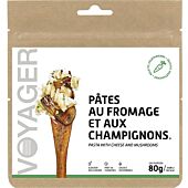 PATES AU FROMAGE ET AUX CHAMPIGNONS