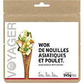 WOK DE NOUILLES ASIATIQUES AU POULET