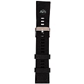 BRACELET MONTRE THEIA SILICONE NOIR 22 MM