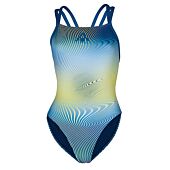 MAILLOT DE BAIN ESSENTIAL OPEN BACK MULTICOLOR BLU