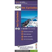IGN LES CYCLADES 1 250 000