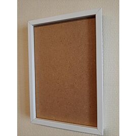CADRE BLANC 31CM X 21.5CM