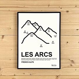 LES ARCS 30 X 40 CM