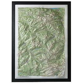 CARTE RELIEF CHABLAIS EST