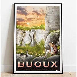 BUOUX AFFICHE A3 VINTAGE