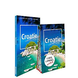 CROATIE GUIDE ET CARTE LAMINEE