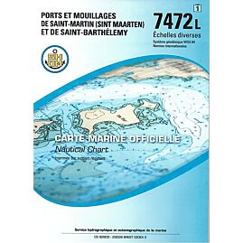 7472L PORTS ET MOUILLAGES DE ST MARTIN