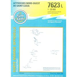 7623L APPROCHES NORD OUEST DE ST LUCIA