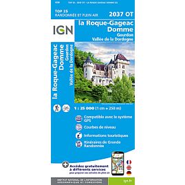 TOP25 2037OT LA ROQUE-GAGEAC DOMME IGN