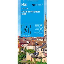 TOP RANDO25 2127SB - ARGENTON-SUR-CREUSE CLUIS IGN