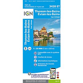 TOP25 3428ET THONON LES BAINS EVIAN 1 25 000