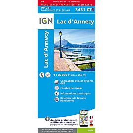 TOP25R 3431OTR LAC D ANNECY 1 25 000