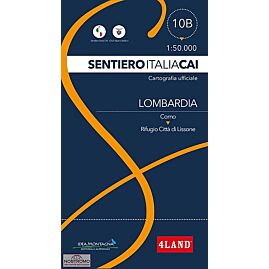 CARTE DES SENTIERS ITALIENS CAI 10B 