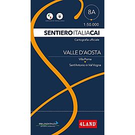 CARTE DES SENTIERS ITALIENS 8A 