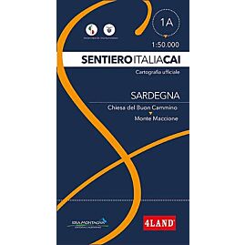 CARTE DES SENTIERS ITALIENS CAI 1A 
