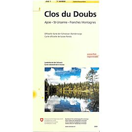 222T CLOS DU DOUBS ECHELLE 1 50 000