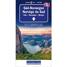 1 NORVEGE DU SUD ECHELLE 1 335 000