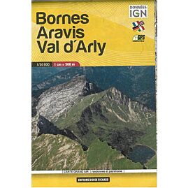 MINI BORNES ARAVIS 1 50 000 E DIDIER RICHARD