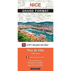 PLAN DE NICE GRAND FORMAT