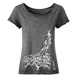 T-SHIRT DELAVE ATTAQUE DES REQUINS FEMME