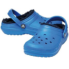 CHAUSSONS CLASSIC LINED CLOG KID BLUE