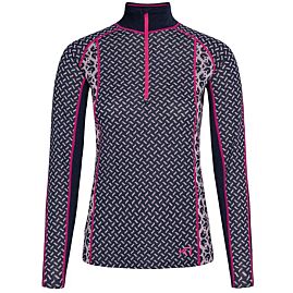 T-SHIRT DEMI ZIP LEKKER HZ W