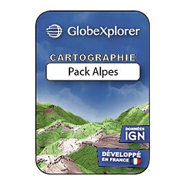 GLOBEXPLORER 1/25e PACK ALPES FRANCE/SUISSE/ITALIE