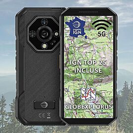 SMARPHONE GPX PRO 5 5G + FRANCE IGN 1/25000 eme