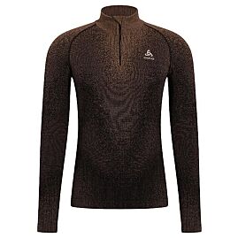 T-SHIRT ML DEMI ZIP BLACKCOMB ECO 1/2 ZIP M