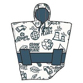 PONCHO A COLORIER JUNIOR